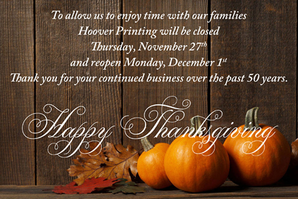 Thanksgiving_Sign Hoover Printing